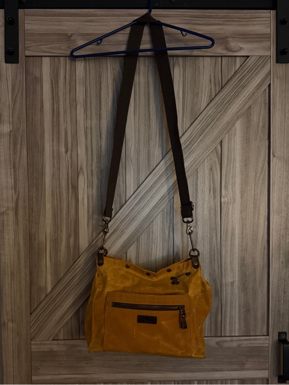 Della Q Maker’s Canvas Project Rucksack- Mustard